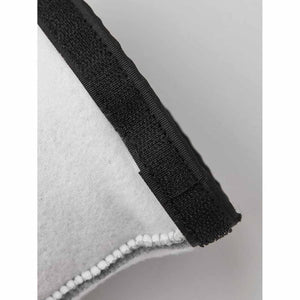 Hestra glove liner with black velcro strap detail