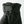 Close up of black leather motorcycle glove cuff with velcro strap