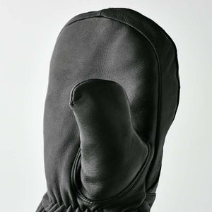 Black Hestra leather mitten