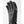 Hestra black leather glove palm view