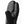 Hestra black leather three finger mitten