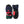 Hestra multi-colored winter mittens with adjustable wrist straps