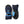 Hestra navy and blue insulated winter mittens with adjustable wrist straps