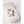 Hestra white fleece mitten with grey paw print detail