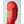 Hestra red insulated mitten with tan suede palm patch
