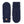Pair of navy blue Hestra wool mittens with ribbed cuffs