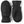 Pair of black Hestra leather mittens with elasticated wrists