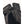 Close up of Hestra black leather glove cuff with knit detailing
