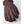 Hestra brown leather glove on white background