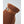 Hestra brown leather and ribbed knit glove cuff with branded button detail