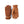 Hestra brown knit and leather gloves