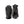 Hestra black leather and wool gloves
