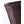 Close up of dark brown Hestra leather glove cuff with embossed logo