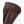 Close up of brown Hestra leather glove cuff with gathered elastic detail