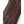 Brown Hestra leather glove with three decorative stitched lines on the back