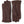 Hestra brown leather gloves with stitched detailing