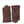 Hestra brown leather gloves with decorative stitching on the back