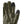 Hestra olive green leather glove with black touchscreen compatible fingertips