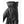 Black leather glove with elasticated wrist detail
