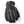 Hestra black leather glove with zippered cuff