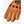 Tan Hestra leather driving gloves with knuckle cutouts and perforated fingers