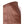 Brown Hestra leather glove detail with embossed logo and decorative stitching