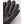 Close up of Hestra black leather glove fingers