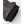 Hestra black leather glove cuff with ribbed knit trim