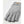 Grey knit glove with a mountain landscape brand patch on the cuff