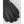 Hestra black leather glove back view