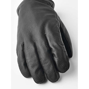 Hestra black leather glove