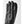 Hestra black leather glove with touchscreen compatible fingertip
