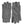 Hestra grey knit gloves with textured grip on fingers and palm