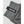 Grey Hestra glove cuff with branded black fabric tab