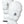 Hestra white quilted down mittens with black trim