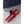 Hestra glove cuff with grey ribbed knit and red branded pull tab