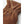 Brown Hestra suede glove with decorative stitching and embossed logo