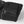 Hestra black leather glove cuff with adjustable velcro strap