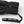 Black leather Hestra glove cuff with adjustable velcro strap and branded wrist tether