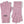 Hestra pink knit gloves with ribbed cuffs