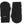 Pair of black Hestra knit mittens with ribbed cuffs