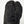 Black leather and fabric split finger mitten