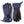 Hestra blue and black insulated ski gloves with adjustable wrist straps