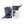 Hestra navy and white insulated winter mittens with adjustable wrist straps