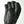 Hestra black leather ski glove with reinforced palm and fingers