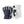 Hestra navy and white leather ski gloves