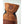 Tan leather Hestra glove cuff with elasticated wrist and embossed brand logo patch
