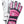 Hestra RSL Comp ski racing gloves in white and pink with protective padding