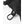 Black Hestra carabiner attached to a black fabric glove cuff