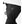 Black Hestra glove cuff with drawstring and brand logo patch